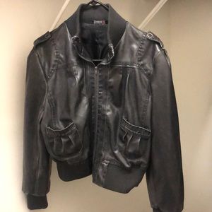 Leather jacket